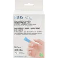 Blue Bandages, Fingertip, 3", Fabric Metal Detectable, Sterile OSI Industrial Sales