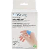 Blue Bandages, Rectangular/Square, 3", Fabric Metal Detectable, Sterile OSI Industrial Sales