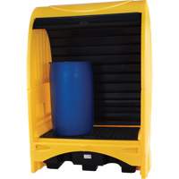 2-Drum Hard Cover Spill Pallet, 43.11" L x 61.61" W x 83.07" H, 1433 lbs. Load Capacity OSI Industrial Sales