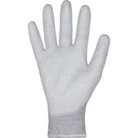 KnitActiv Electrostatic Dissipative Low-Linting White Gloves, 5, Polyurethane Coating, 13 Gauge, Nylon/Cotton Shell OSI Industrial Sales