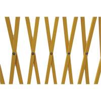 Barri&egrave;re extensible, 84" h x 20' lo, Jaune OSI Industrial Sales