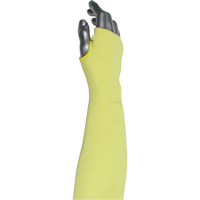 Kut Gard&reg; 2-Ply Cut-Resistant Sleeve with Thumb Hole, Aramid/ATA&reg;, 10", ASTM ANSI Level A6, Yellow OSI Industrial Sales