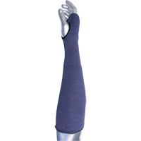Kut Gard&reg; ECO Series 2-Ply ASP Sleeve with Thumb Hole, Aramid, 14", ASTM ANSI Level A3, Purple OSI Industrial Sales