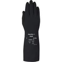 AlphaTec 38001PP Medium Duty Chemical-Resistant Gloves, Size 7, 14" L, Butyl Rubber, 14-mil OSI Industrial Sales