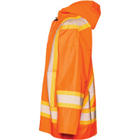 R804 Hurricane Rain Jacket, Small, High Visibility Orange OSI Industrial Sales