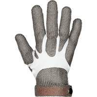 MMG Food Safe Metal Chainmail Gloves, Size 2X-Small, Stainless Steel Shell, ASTM ANSI Level A9 OSI Industrial Sales