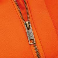 Heavyweight Safety Hoodie, Women's, X-Small, High Visibility Orange OSI Industrial Sales