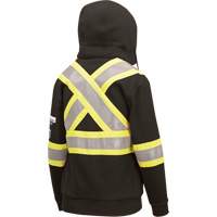 Heavyweight Safety Hoodie, Women's, X-Small, Black OSI Industrial Sales