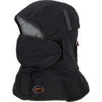 Doublure matelass&eacute;e ignifug&eacute;e Pioneer 765A pour casque de s&eacute;curit&eacute; avec un long cou et embout buccal amovible, Noir/Gris, Coton/FR-Tech/Modacrylique/Nylon OSI Industrial Sales