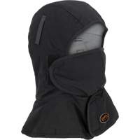 Doublure matelass&eacute;e ignifug&eacute;e Pioneer 765A pour casque de s&eacute;curit&eacute; avec un long cou et embout buccal amovible, Noir/Gris, Coton/FR-Tech/Modacrylique/Nylon OSI Industrial Sales