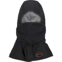 Doublure matelass&eacute;e ignifug&eacute;e Pioneer 765A pour casque de s&eacute;curit&eacute; avec un long cou et embout buccal amovible, Noir/Gris, Coton/FR-Tech/Modacrylique/Nylon OSI Industrial Sales