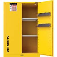 Utili-Guard+ Flammable Safety Cabinet, 45 gal., 2 Door, 43" W x 65" H x 22" D OSI Industrial Sales