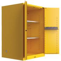 Utili-Guard+ Flammable Safety Cabinet, 45 gal., 2 Door, 43" W x 65" H x 22" D OSI Industrial Sales