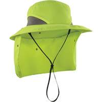 Chill-Its 8934 Ranger Hat with Neck Shade, Small/Medium, Hi-Vis Lime OSI Industrial Sales