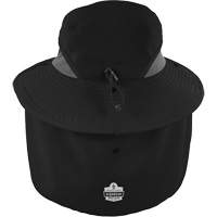 Chill-Its 8934 Ranger Hat with Neck Shade, Small/Medium, Black OSI Industrial Sales