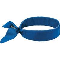 Chill-Its 6702 Cooling Headband with Embedded Polymers & Tie Closure, Blue OSI Industrial Sales