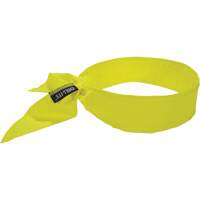 Chill-Its 6702 Cooling Headband with Embedded Polymers & Tie Closure, High Visibilty Lime-Yellow OSI Industrial Sales