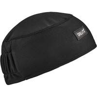 Chill-Its 6630 High-Performance Skull Cap with Terry Cloth Sweatband, Black OSI Industrial Sales