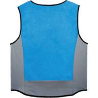 Veste de refroidissement &eacute;vaporatif Chill-Its 6667 avec fermeture &agrave; glissi&egrave;re, Moyen, Bleu OSI Industrial Sales