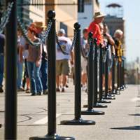 Plastic Barrier Chain, Green OSI Industrial Sales