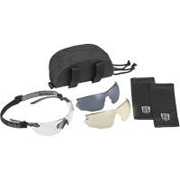 Ensemble de lunettes de s&eacute;curit&eacute; Combat, Lentille Transparent/Fum&eacute;e/Cuivre, Antibu&eacute;e/Anti-&eacute;gratignures, ANSI Z87+ OSI Industrial Sales
