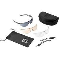 Ensemble de lunettes de s&eacute;curit&eacute; &agrave; protection balistique Gunfire 2.0, Lentille Transparent/Fum&eacute;e/Cuivre, Antibu&eacute;e/Anti-&eacute;gratignures, ANSI Z87+ OSI Industrial Sales