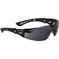 Rush+ Small BSSI Safety Glasses, Smoke/Grey Lens, Anti-Fog/Anti-Scratch, ANSI Z87+ OSI Industrial Sales