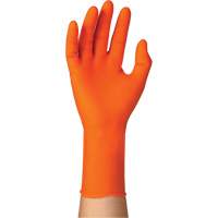 TOUCHNTUFF 93-800 Disposable Gloves, 6.5/7, Latex/Neoprene/Nitrile, 23.6-mil, Powder-Free, Orange OSI Industrial Sales