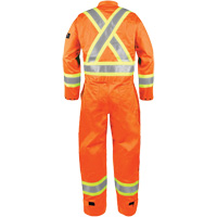 High-Visibility Fire-Resistant Coveralls, Size Small, Orange OSI Industrial Sales