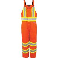 Salopette non doubl&eacute;e haute visibilit&eacute;, T-petit, Orange haute visibilit&eacute; OSI Industrial Sales