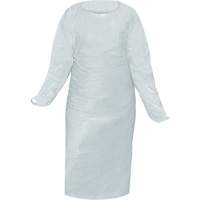 CoverMe Gown with Thumbholes, One Size, White, Polyethylene OSI Industrial Sales