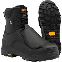 Bottes de travail Vulcan avec protecteur m&eacute;tatarsien &agrave; l'ext&eacute;rieur, Cuir, Taille 5, Imperm&eacute;able OSI Industrial Sales