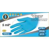 34600 Disposable Gloves, Small, Nitrile, 5-mil, Powder-Free, Blue OSI Industrial Sales