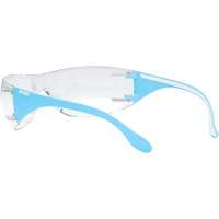 Lunettes de s&eacute;curit&eacute; bleu/blanc Adapt Lite, Lentille Transparent, Antibu&eacute;e/Anti-&eacute;gratignures, ANSI Z87+/R&eacute;pond ou surpasse la norme CSA Z94.3 OSI Industrial Sales