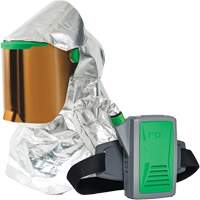 Respirateur &agrave; chaleur radiante Z-Link avec souffleur & montage &agrave; la ceinture, Respirateur &agrave; masque/Capuchon & visi&egrave;re, Pile Lithium-ion OSI Industrial Sales