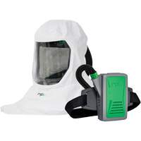 Respirateur T-Link avec casquette, tube de respiration, montage &agrave; la ceinture & APR motoris&eacute; PX5, Cagoule ample & visi&egrave;re, Pile Lithium-ion OSI Industrial Sales