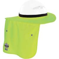 Bordure FR vert lime pour casque de chantier avec cache-cou OSI Industrial Sales
