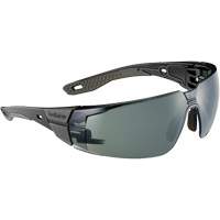 Lunettes de s&eacute;curit&eacute; RUSH+ 2.0 avec monture noire et grise, M/G, Lentille Gris/3,0, Antibu&eacute;e/Anti-&eacute;gratignures, ANSI Z87+ OSI Industrial Sales