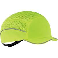 Casque l&eacute;ger de style casquette Skullerz 8955 avec micro-bordure, Vert lime haute visibilit&eacute; OSI Industrial Sales