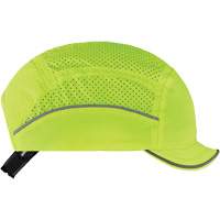 Casque l&eacute;ger de style casquette Skullerz 8955 avec micro-bordure, Vert lime haute visibilit&eacute; OSI Industrial Sales