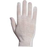 Superior&reg; ML40 Inspection Glove, Poly/Cotton, Hemmed Cuff, One Size OSI Industrial Sales