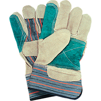 Double-Palm Fitters Gloves, Large, Split Cowhide Palm, Cotton Inner Lining OSI Industrial Sales