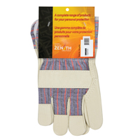 Gant pour ajusteur confortable r&eacute;sistant &agrave; l'abrasion, Grand, Paume en Cuir fleur de porc, Doublure en Coton OSI Industrial Sales