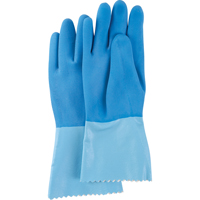 Blue-Grip Heavyweight Gloves, Size 6/Small, 12" L, Rubber Latex, Interlock Inner Lining, 45-mil OSI Industrial Sales