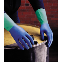 Protector Gloves, Size 6/Small/6.5, 13" L, Nitrile/Rubber Latex, Flock-Lined Inner Lining, 28-mil OSI Industrial Sales