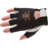 Anti-Impact Left-Hand Glove, X-Small, Goatskin/Split Leather Palm, Hook & Loop Cuff OSI Industrial Sales
