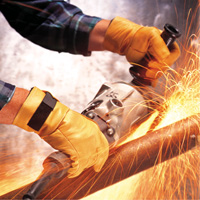 Gants antivibrations Air Glove, Taille T-petit, Paume Cuir fleur OSI Industrial Sales