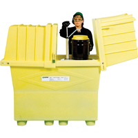 Poly-Safeypacks&reg; Plus Without Drain, 60.25" L x 34.5" W x 64" H, 1200 lbs. Load Capacity OSI Industrial Sales