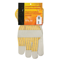 Winter-Lined Patch-Palm Fitters Gloves, Large, Grain Cowhide Palm, Cotton Fleece Inner Lining OSI Industrial Sales