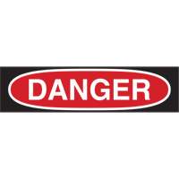 "Danger" Sign, 7" x 10", Polystyrene, English OSI Industrial Sales